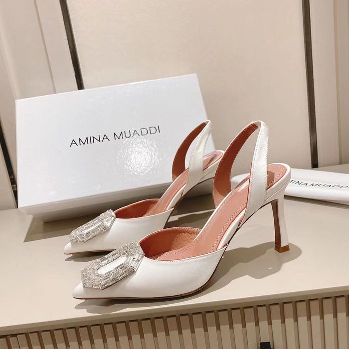 Amina Muaddi Shoes AMS00025 Heel 8.5CM